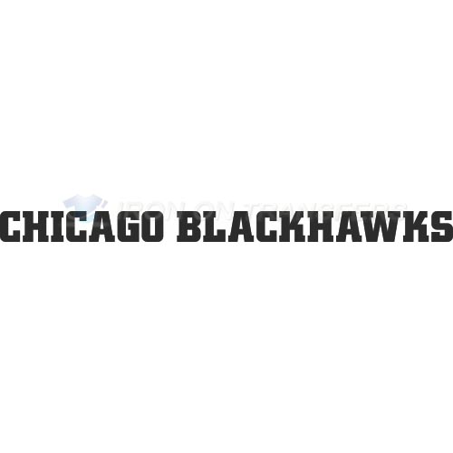 Chicago Blackhawks Iron-on Stickers (Heat Transfers)NO.114